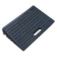 Roadside Road Tooth Ramps, Car Stroller Locomotive Bicycle Mat- Car Repair Shop Store Garage Ramps Damping Pad Vehicle Ramps (Color : Black)