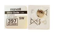 Maxell Watch Battery Button Cell SR726SW 397 (Pack of 5 Batteries)
