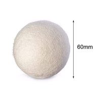 1Pcs or 3pcs (Optional) Laundry Clean Ball Reusable Natural Organic Laundry Fabric Softener Ball Premium Organic Wool Dryer Balls Home Washing (1pcs)