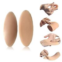 1 Pair Lifelike Leg Onlays, Self Adhesive Calf Pad, Anti Allergic Soft Silicone Leg Corrector, Calf Gel Pads for Crooked or Thin Skinny Legs, Skin Friendly(M,Nude)