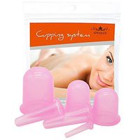 SPEQUIX Silicone Massage Cups Set Anti Cellulite Facial and Body Massage Cupping Cups for Body Detoxification Joint and Muscle Soreness Relief Cellulite Treatment Pain Relief(Set of 6) (Pink)