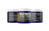 Milk Thistle Powder for Liver Detoxification, Anti-Inflammation, and Immune Boosting - Milk Thistle Supplement for Increased Organ and Physical Performance, 100%