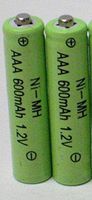 AAA Ni-MH 600mAh Rechargable Batteries for Solar Powered Units (8-Pack)