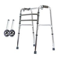 Multi-Functional Walker, Elderly Disabled Assisted Walker, Foldable Walker, Sturdy Aluminum Frame Material, Suitable for Going Out