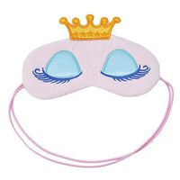 TraveT Women's Girls Lovely Princess Long Eyelashes Cotton Blocking Breathable Sleep Blindfold, Sleep Mask