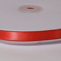 Christmas Gift Wrapping Ribbon (Single-Faced Satin, 5/8-inch x 100-yard, Red)
