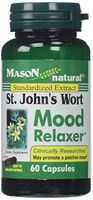 Mason Vitamins St. John's Wort Mood Relaxer Capsules, 60 Count