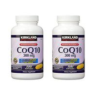 Kirkland Signature CoQ10 300 mg, 100 Softgels (Pack of 3)