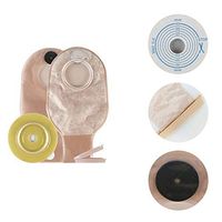 YXMxxm 10 Ostomy Bags with Closure for Colostomy Ileostomy Stoma Care, Drainable Pouch,Cut-to-Fit 20mm-45mm,Activated Carbon