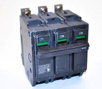 GE THQB32060 Bolt-On Mount Type THQB Miniature Circuit Breaker 3-Pole 60 Amp 240 Volt AC