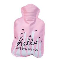 Winter Cartoon Mini Cute Hot Water Bottle Water/Warm Hand Bag 100ml,Pink