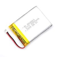 AKZYTUE 3.7V 3000mAh 804864 Lipo Battery Rechargeable Lithium Polymer ion Battery Pack with JST Connector