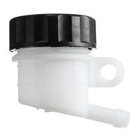 Lefossi Universal Motorcycle Foot Rear Brake Master Cylinder Tank Oil Cup Fluid Bottle Reservoir
