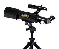 Coleman AT70 AstroWatch Portable 70mm Refractor Telescope with Portable Tripod & Carrying Case