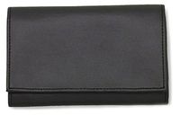 Black Vinyl Pipe Roll Up Pouch w/Surgical Rubber Lining - 1187