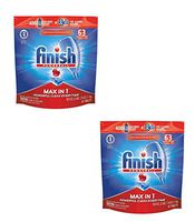 Finish - Max in 1-63ct - Dishwasher Detergent - Powerball - Dishwashing Tablets - Dish Tabs - 2 Pack