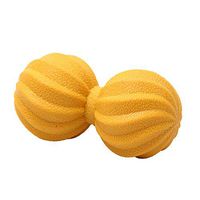 Massage Ball Yoga Spiral Siamese Peanut Ball for Trigger Point Self Massage, Yellow