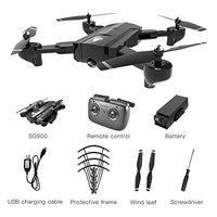 SG900 Foldable Quadcopter 2.4GHz 720P Drone Quadcopter WiFi FPV Drones Optical Flow Positioning RC Drone with Camera