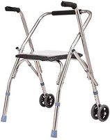 Walking Mobility Aid Adjustable Height with Seat for Elderly Disabled & Limited Mobility Patients Walking Stabilizer
