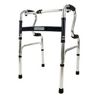 NASC Crutch Walker Multifunctional Alloy Folding Anti-Skid Walking Auxiliary Instrument Toilet Rails Suitable for Elderly/Disabled/Pregnant Women (Size: 54cm45cm73cm)