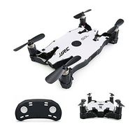 JJR/C H49 SOL Foldable Ultrathin Wifi FPV Drones with 720p HD Camera,Dual Remote Control Mode(White)