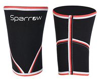 SPARROW® Neoprene Compression Knee Sleeve - Durable Support Brace for Bodybuilding, Weightlifting, Crossfit, Running & Other Activities (Medium)