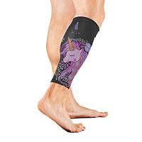 Calf Guard Sleeves Cute Unicorn Sports Calves Guards Sleeves for Running, Basketball, Baseball, Football