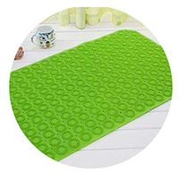 GHHZZQ 2 Pieces Bathtub Mat Non-Slip Thick Suction Cup Bathroom Rugs PVC Foot Pad Kitchen, 8 Colors, 1.5 cm Thick, Multiple Sizes (Color : A, Size : 80x50cm)