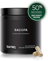 Ultra High Strength Bacopa (Non-GMO) - 50% Bacosides - 500mg - 28X Concentrated Extract - The Strongest Bacopa Monnieri Capsules Available - 90 Capsules