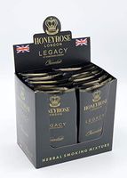 Honeyrose Tobacco & Nicotine Free Herbal Smoking Mixture,"Legacy" 1 Carton/10 Pouches, 30 gr Each, Made in England (10)