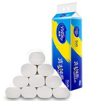 10 rolls roll Toilet Paper towel,70g per roll Thickened Soft Toilet, 4 Ply Comfort Care Bath Tissue Paper, Household Bamboo Pulp Tissue Skin-Friendly Littay