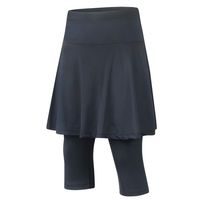 ANIVIVO Women Swimming Skirts Tennis Long Skirts Water Skorts Swim Tight with Skorts Sports Swim 1/2 Leggings(Grey,M)