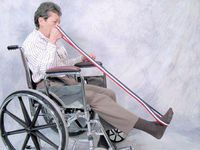 Kinsman Enterprises 31035 Leg Lifter with Pre-Formed Foot Support, 40" Length, Regular, Patriot