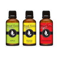 30ML - Trio (3) - Apple, Banana Creamy & Strawberry - Premium Fragrance Oil Trio - 30ML