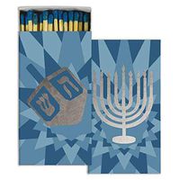 HomArt - Match Box Set of 2 - Hanukkah - Silver Foil