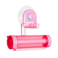 Toothpaste Dispenser Holder Sucker Hanging Hanger Gadget,Pink
