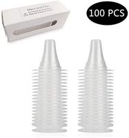 Ear Thermometer Probe Covers Refill Caps Lens Filters for All Braun ThermoScan and Digital Thermometers Disposable Covers 100 PCS