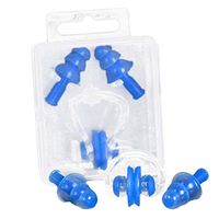 Yuanhaourty Waterproof Silicone Swimming Earplug Nose Clip Set Protector for Diving Surf Pool Accessories