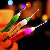 Villeur Portable Safety Adult Children with Flashlight Earpick Earwax Removal