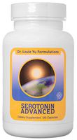 Dr. Louie Yu Formulations Serotonin Advanced Mood Booster for Anxiety Relief, Wellness & Brain Support, Better Sleep, Intestinal Healing – Natural Anti Stress 120 Veg Capsules