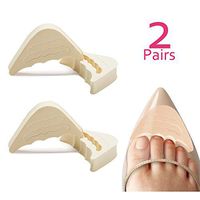 2 Pairs Shoe Inserts Women Too Big Shoe Filler Suitable High Heels Sports Shoes Leather Shoes Women & Men(Beige)