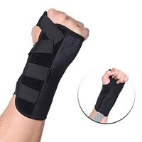 CFR Wrist Brace Compression Wrist Support Sleeves with Removable Splint & Adjustable Strap for Carpal Tunnel,RSI,Cubital Tunnel,Tendonitis,Arthritis,Computer Typing (Black(Right), Large)