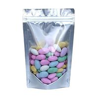 2 oz stand up (Matt Silver/Clear)