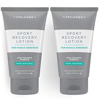 Sport Recovery Lotion by The Feel Good Lab - 100% Natural, Clean Ingredients - Recover from Post-Workout Muscle Soreness and Sports Injuries (3.4oz, 2 Count)