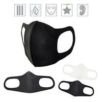 Dust-Proof Black Fashion mask Celebrity Recommended mask (Black)