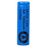 AA Size Rechargeable Battery 1000mAh NiCd 1.2V Flat Top Cell FAST USA SHIP