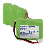 Replacement Battery For 1X3-2/3AA/J CONNECTOR - NiMH 3.6V 750 mAh JB950
