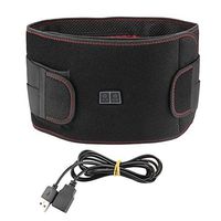 Portable Massage Waist Heating Pad, Adjustable Electric Waist Heating Belt for Lower Back Pain and Menstrual Cramps Pain Relief Fits Men and Women