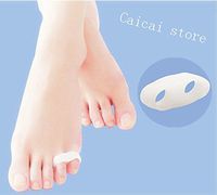 BELONG 2pcs/Pair feet Care Women Silicone Tail Tail Toes Cloven Device Hallux valgus Orthotics Foot Supports