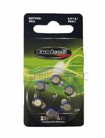 Hillflower 6 Pieces A312 Size 312 p312 312A PR41 Card 1.45V Heavy Duty Long Duration Hearing Aid Zinc Air Battery